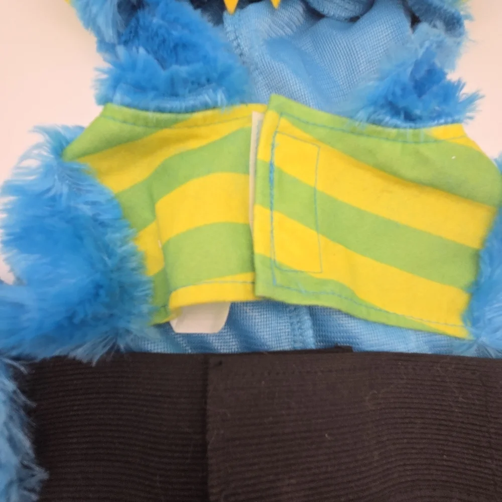 Sweet Cheeks Blue Green Monster Dog Costume Medium